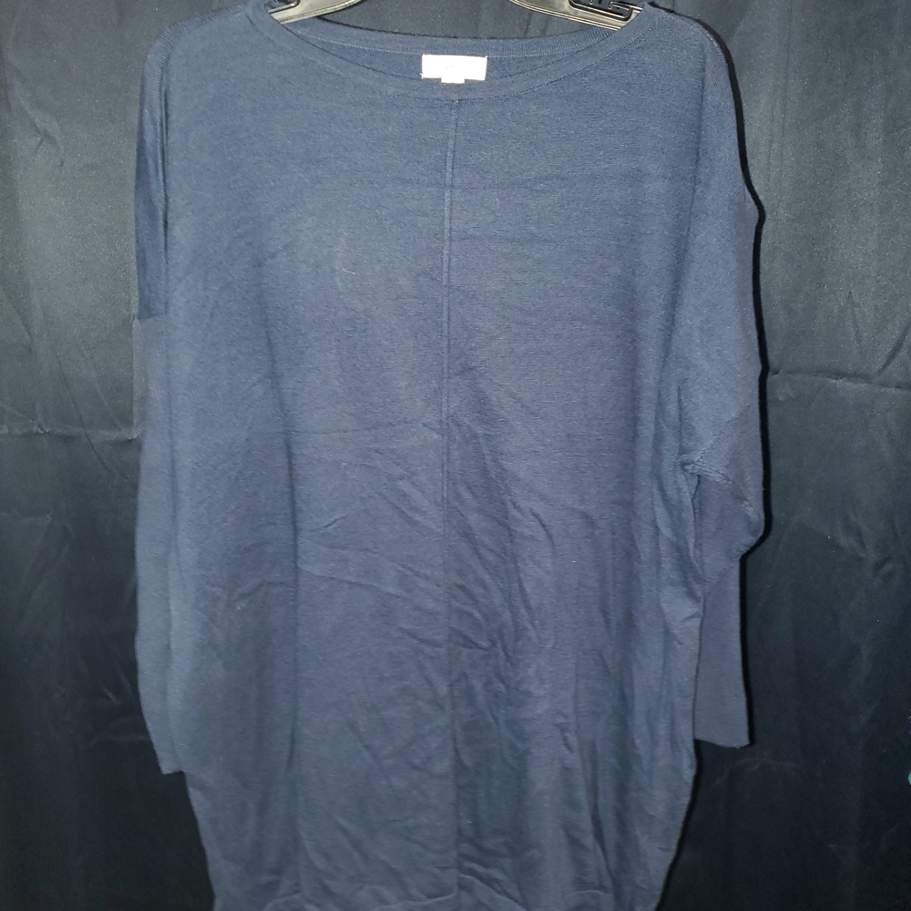 Style & Co. Dark Blue Tunic Sweater